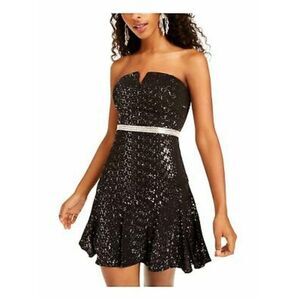 City Studio Sleeveless Fit + Flare Cocktail Dress